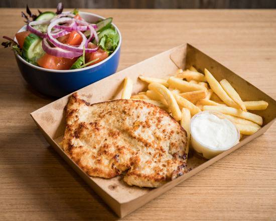 Grill Chicken and Chips