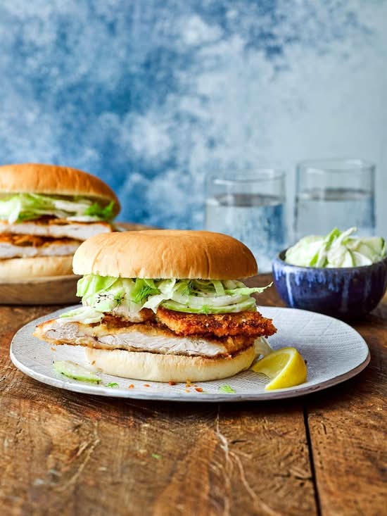 Chicken Schnitzel Burger