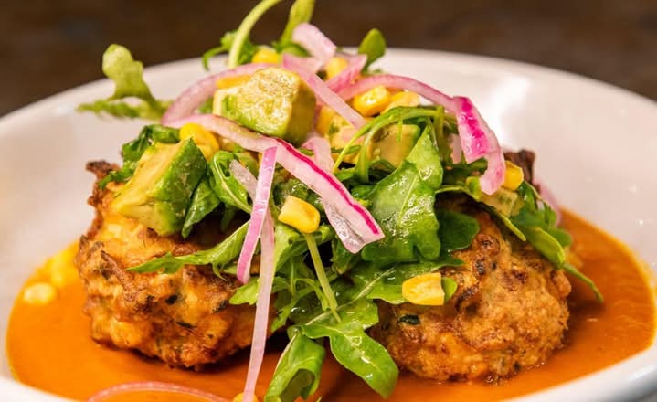 ZUCCHINI + CORN FRITTERS