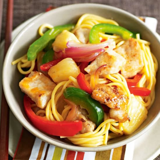 Sweet Sour BBQ Pork Noodle