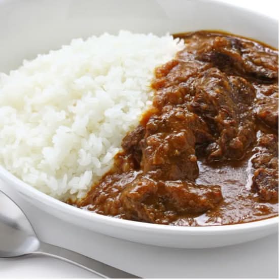 Curry Beef With Steam Rice