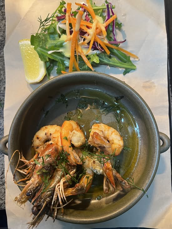 Garlic King Prawns