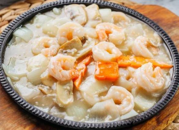 Creamy Garlic Prawn