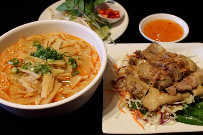 Steamed Duck or Chicken with Bamboo Shoot Soup