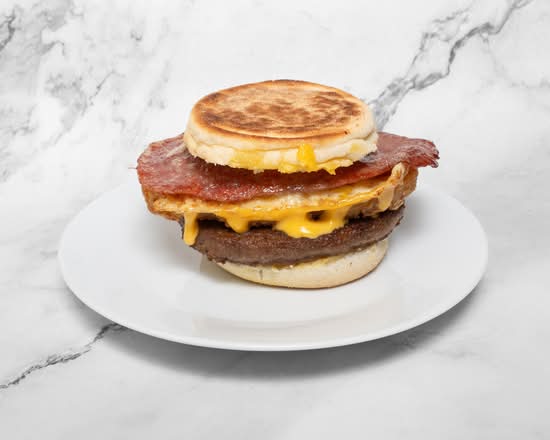 Sausage Egg and Bacon Muffin