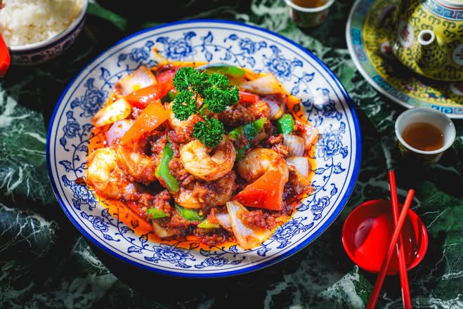 King Prawns with XO Sauce (I)