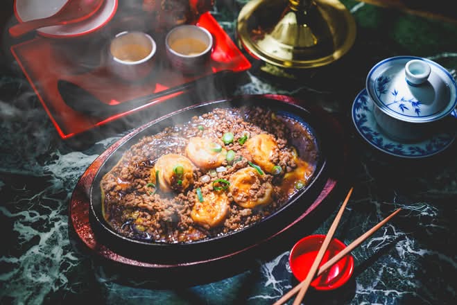 Japanese Bean Curd with Pork Mince