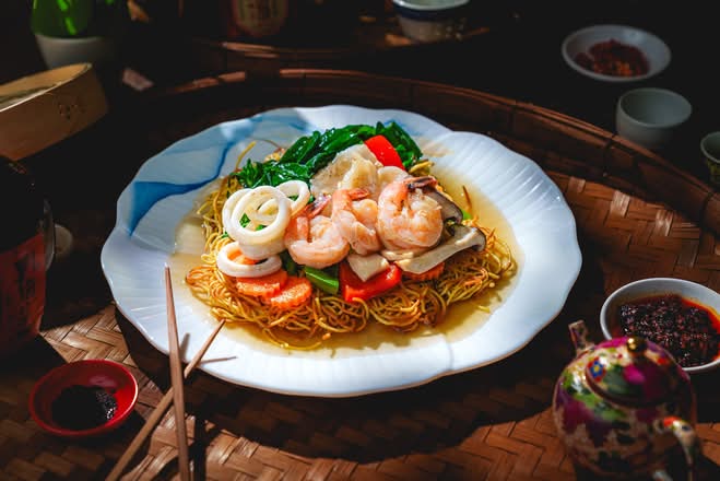 Seafood Combination Crispy Noodles (I)