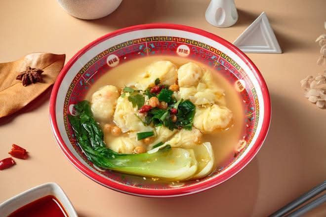 Non Spicy Pork Prawn Wonton Soup
