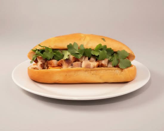 Roasted Pork Banh Mi Roll