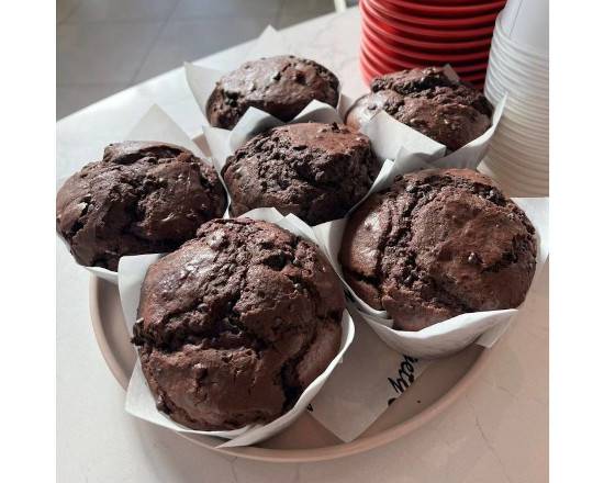 Double chocolate muffin