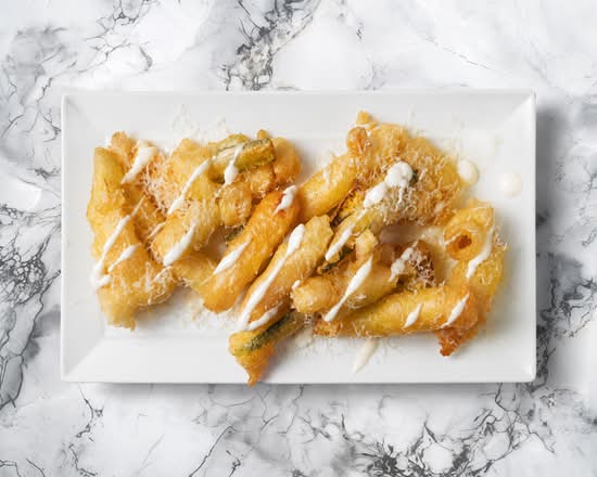 Zucchini Fries with Aioli and Parmesan