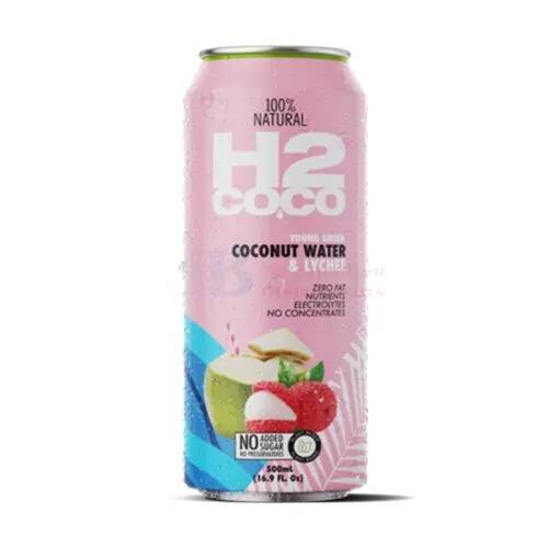 H2 coco Coconut Water & Lychee 500ML