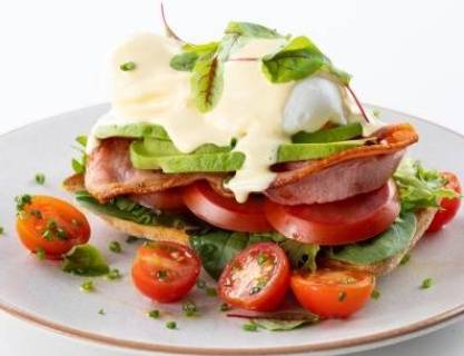 B.L.A.T Eggs Benedict