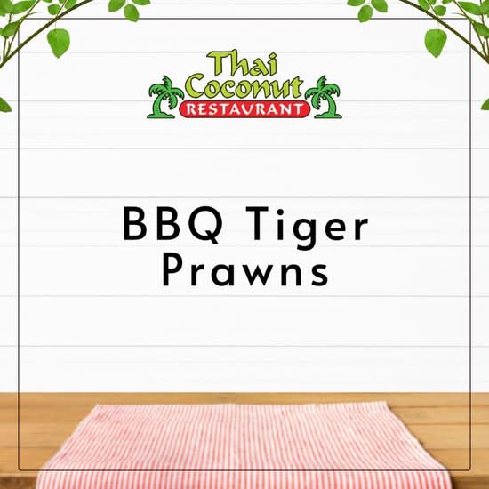 BBQ Tiger Prawns