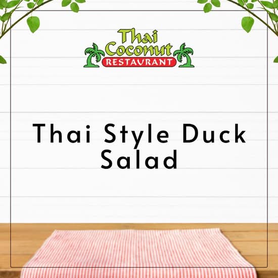 Thai Style Duck Salad