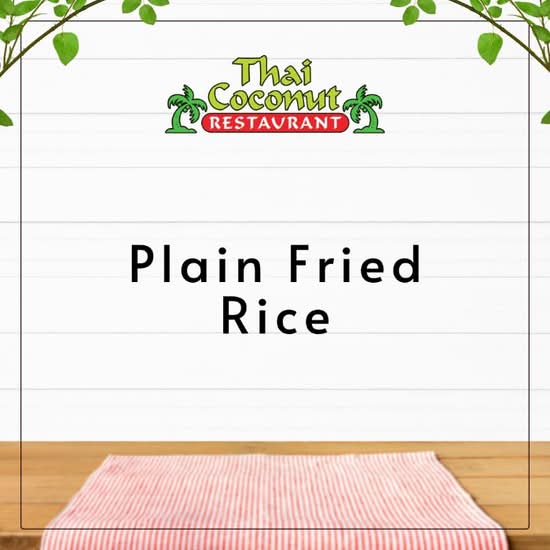 PLAIN FRIED RICE