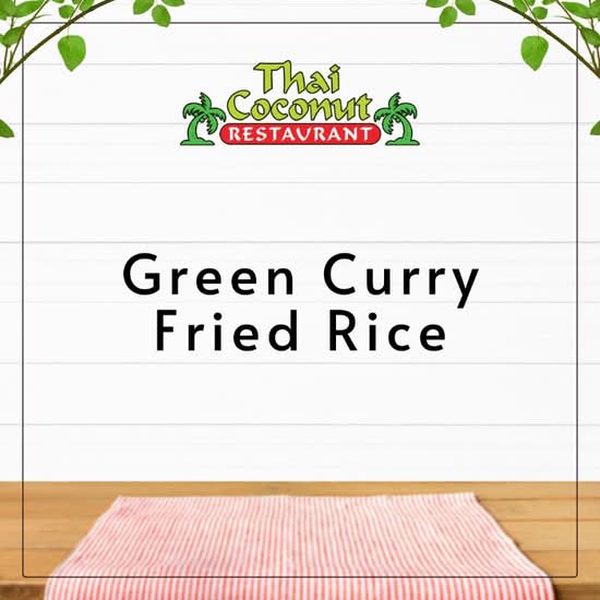 GREEN CURRY FRIED RICE