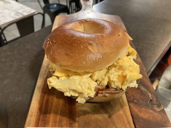 Bacon and Scrambled Egg (Bagel)