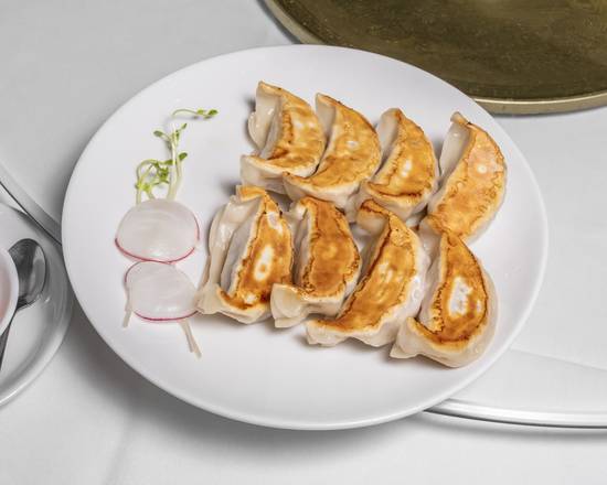 Pan Fried Pork and Chives Dumplings