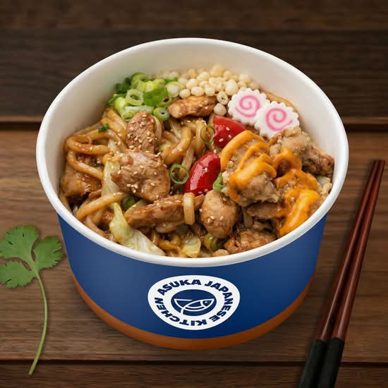 Teriyaki Chicken Yaki Udon