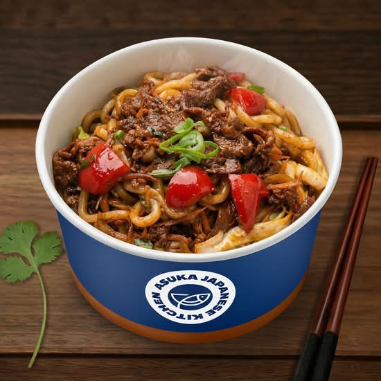 Spicy Pork Yaki Udon