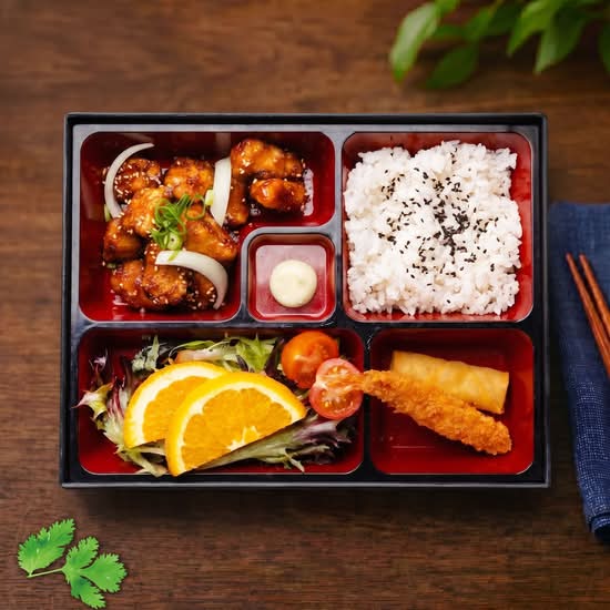 Teriyaki Salmon Bento