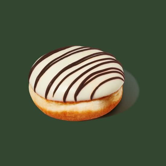 White Choc Hazelnut Donut