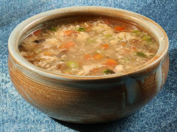 D03 Crab Meat and Mixed Seafood Soup