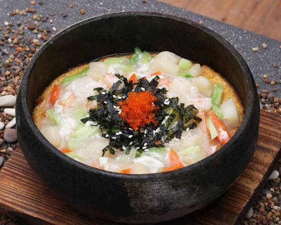 E14 Fried Tofu with Scallop and Vegetable