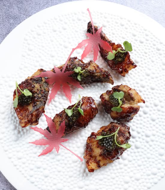 A02 Smoked Fish with Caviar Sauce