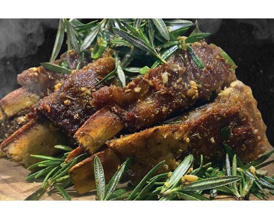G01 fruit flavour smoke Lamb Chop With Rosemary Sauce