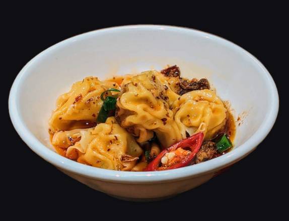 Wontons in Red Chili Oil (5 pcs)