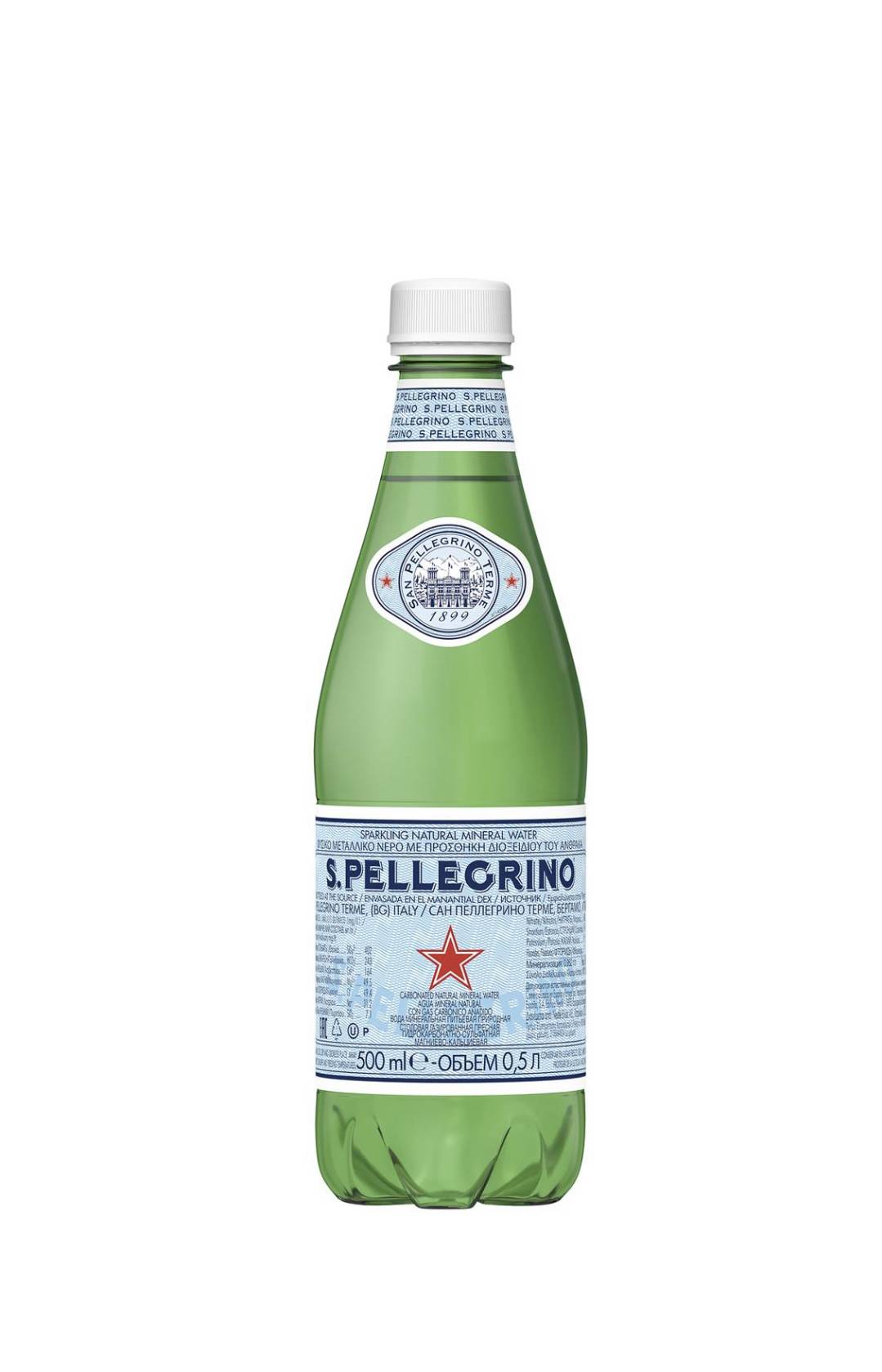 Sanpellegrino Sparkling Natural Mineral Water 500ML