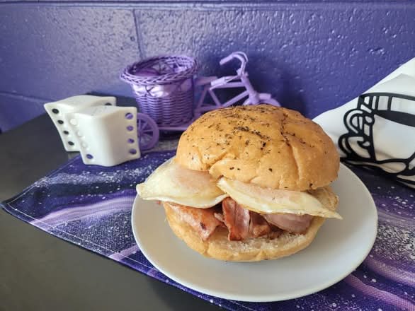 Double Bacon & Egg Focaccia