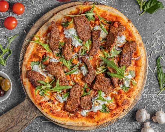 Middle Eastern Spiced Lamb Pizza