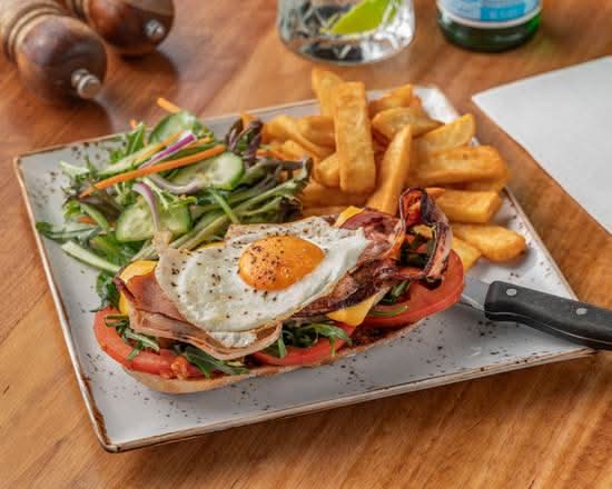 Open Steak Sandwich