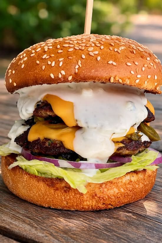 Lamb burger