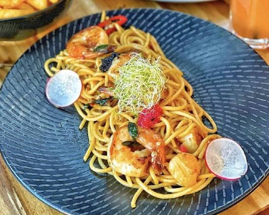 Spicy Seafood Pasta