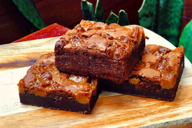 Salted Caramel Fudge Brownie
