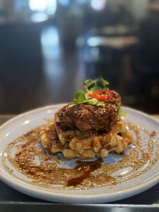 fried chicken waffles