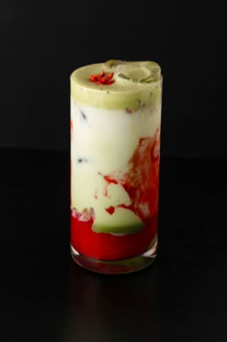 Iced Strawberry Matcha