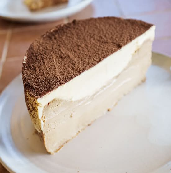 Half Tiramisu Cheesecake (GF)