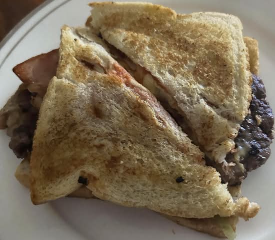 Steak Sandwich with the Lot