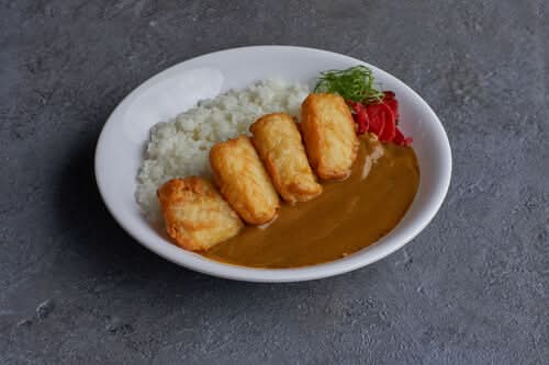 Fried Fish Curry Rice