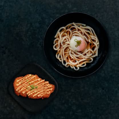 Katsu Chicken Udon Bowl