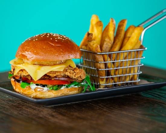 Crispy Hawaiian Burger