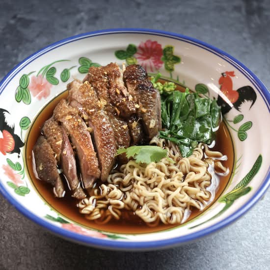 Roasted Duck Mama Noodles Soup