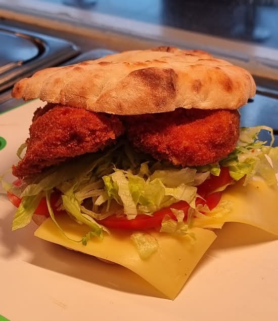 Chicken Schnitzel Burger
