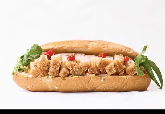 Crispy Roasted Pork Banhmi